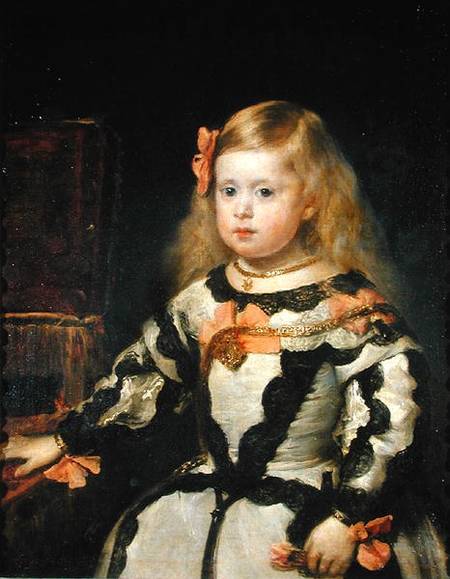 Portrait of the Infanta Maria Marguerita (1651-73) von Diego Rodriguez de Silva y Velázquez