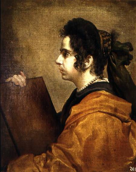 Portrait presumed to be Juana Pacheco as a Sibyl von Diego Rodriguez de Silva y Velázquez