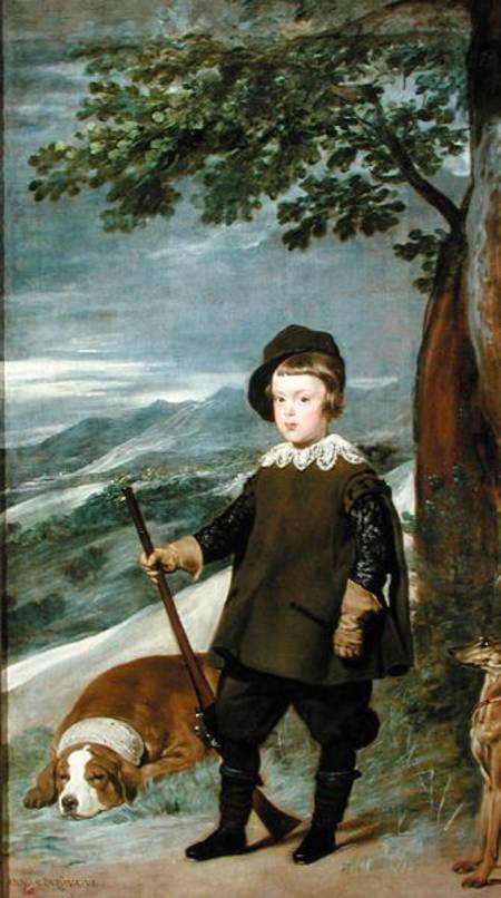 Prince Balthasar Carlos (1629-49) Dressed as a Hunter von Diego Rodriguez de Silva y Velázquez
