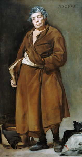 Der Philosoph Äsop. von Diego Rodriguez de Silva y Velázquez
