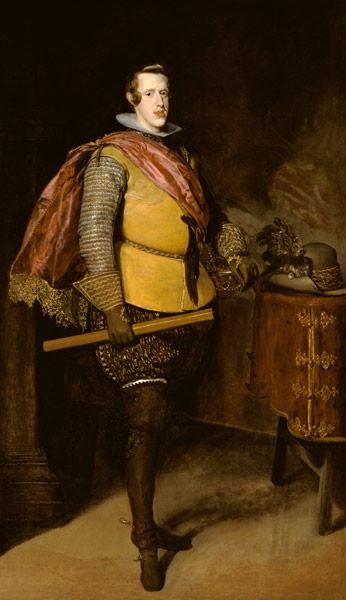 Portrait of Philip IV (1605-65) of Spain von Diego Rodriguez de Silva y Velázquez