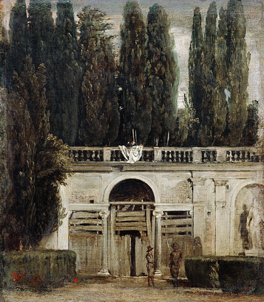 Garten der Villa Medici in Rom von Diego Velázquez