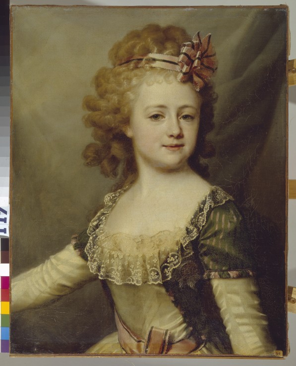 Bildnis Großfürstin Alexandra Pawlowna (1783-1801) von Dimitrij Grigorjewitsch Lewizkij