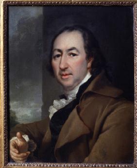 Porträt des Schriftstellers Nikolai I. Nowikow (1744-1818) 1797