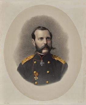 Porträt des Zaren Alexander II. von Russland (1818-1881)