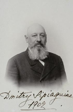 Porträt von Dmitri Sergejewitsch Sipjagin (1853-1902) 1902