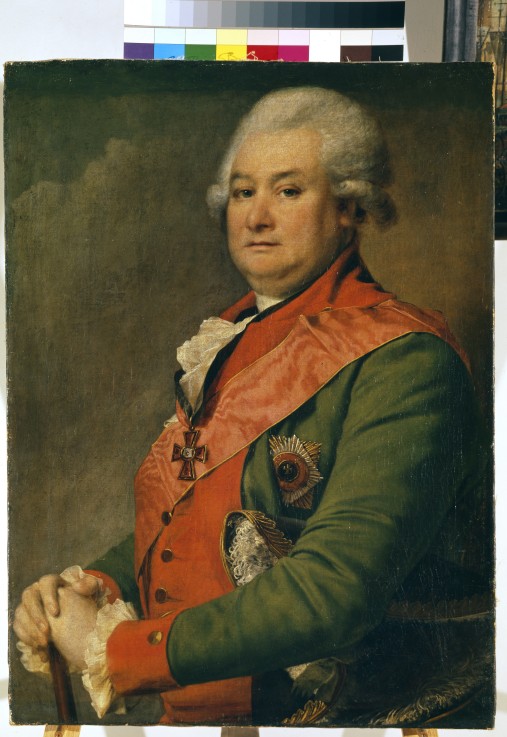 Porträt von Graf Pjotr Petrowitsch Konownizyn (1764-1822) von Dimitrij Grigorjewitsch Lewizkij