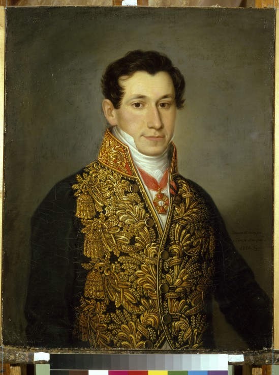 Porträt von Grigori Mitusow (1795-1871) von Dimitrij Grigorjewitsch Lewizkij
