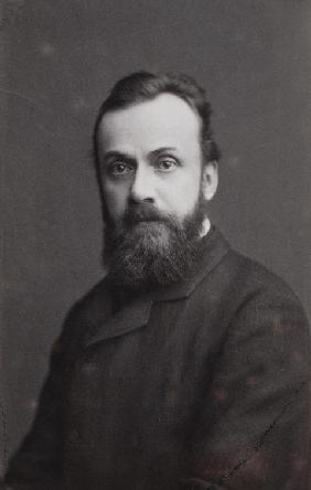 Porträt von Schriftsteller Gleb Iwanowitsch Uspenski (1843–1902) 1870