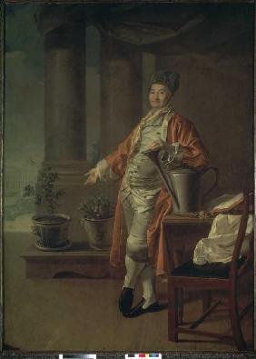 Bildnis des Prokofi Demidow als Gärtner 1773