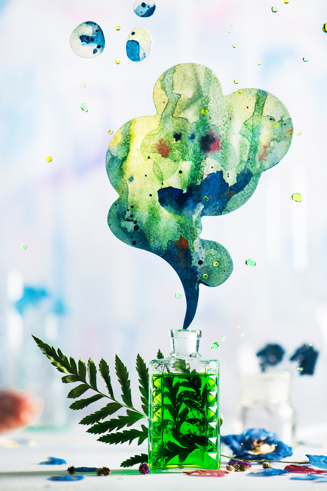 Sommerparfüm (Grün) von Dina Belenko