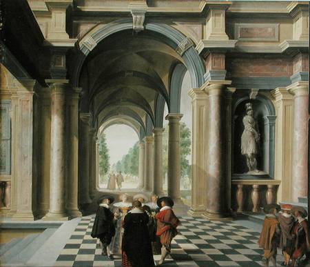 A Renaissance Hall von Dirck van Delen