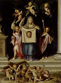 Die hl. Veronika mit dem Schweißtuch Jesu von Dirk Quade v.Ravensteyn