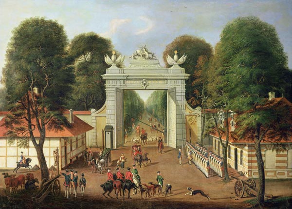 Sentry at the Jaegertor, Potsdam, c.1735 von Dismar Degen