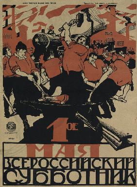 Der 1. Mai ist der allrussische Subotnik! 1920
