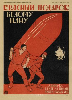 Ein rotes Geschenk für den weißen Pan (Plakat) 1920
