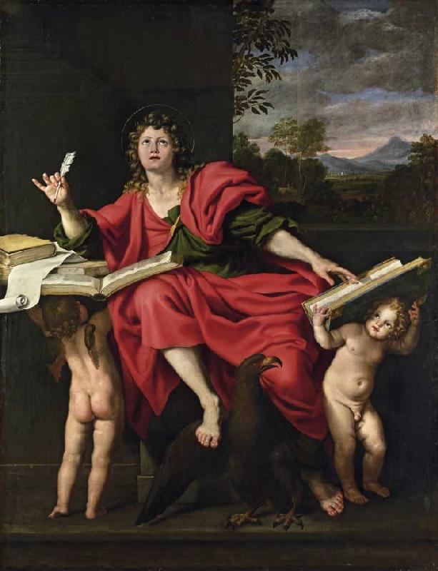 Der Evangelist Johannes. von Domenichino (eigentl. Domenico Zampieri)