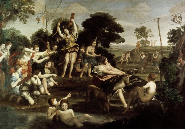 Domenichino / Diana s Hunt / 1617 von Domenichino (eigentl. Domenico Zampieri)