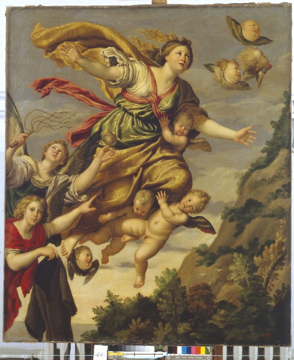Himmelfahrt der Heiligen Maria Magdalena von Domenichino (eigentl. Domenico Zampieri)