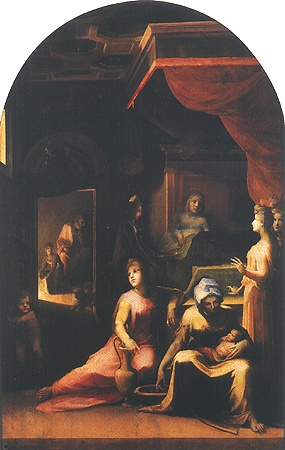 Geburt Mariens von Domenico Beccafumi