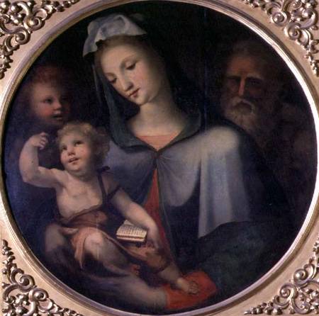 The Holy Family with the young St. John the Baptist von Domenico Beccafumi