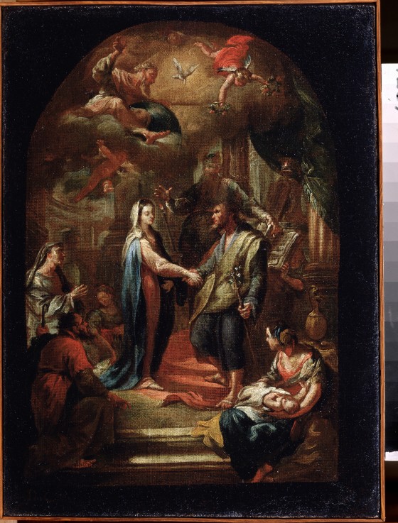 Mariä Verlobung mit Josef von Domenico Corvi