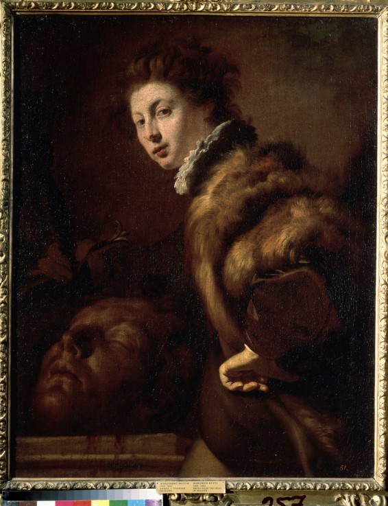 David mit dem Kopf des Goliath von Domenico Fetti