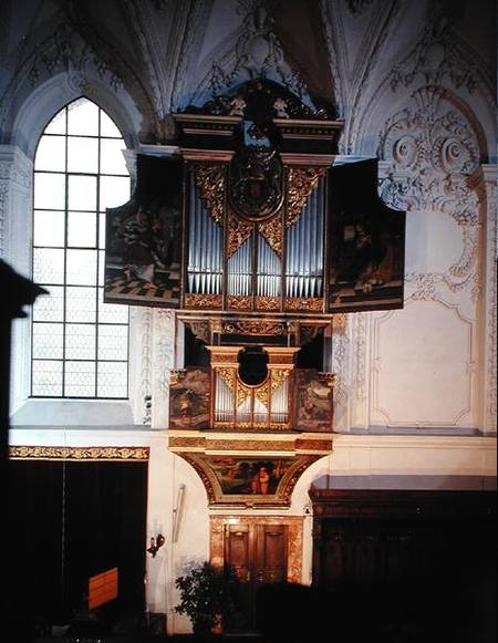 View of the Renaissance organ von Domenico Pozzo