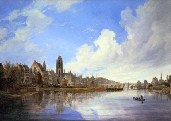 Ansicht von Frankfurt am Main von Westen her 1831