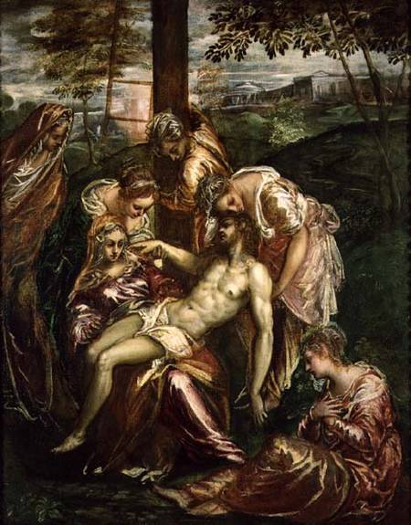 Descent from the Cross von Domenico Tintoretto