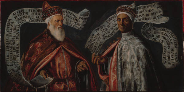 D.Tintoretto, L.Celsi und M.Corner von Domenico Tintoretto