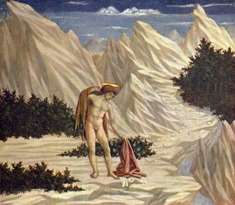 Hl. Johannes in der Wüste von Domenico Veneziano