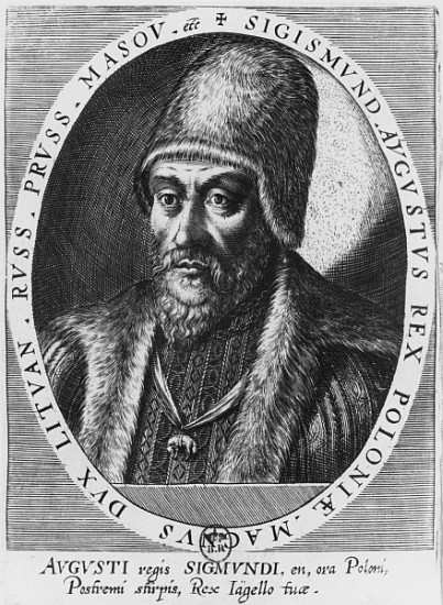 Sigismund II Augustus, King of Poland and Grand Duke of Lithuania von Dominicus or Custodis Custos