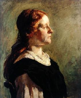 Portrait of a Girl with Red Hair, 1908 (oil on canvas) 18th