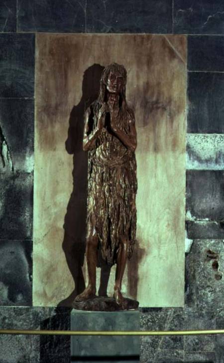 Mary Magdalen: c.1455, wood sculpture, partially gilded von Donatello