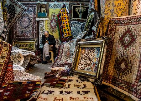 Teppichgeschäft in Kerman,Iran