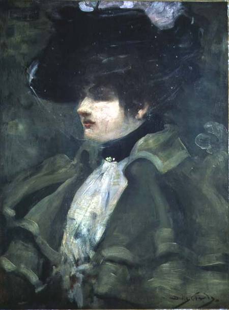 Portrait of Sarah Bernhardt (1844-1923) von Dudley Hardy