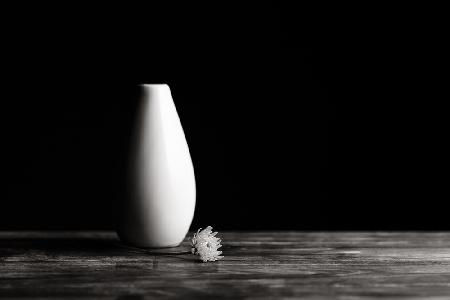 Blume und Vase