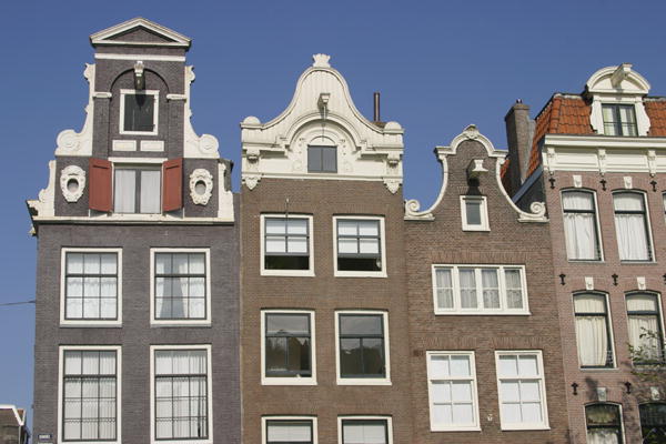 Gabled houses, (photo)  von Dutch School