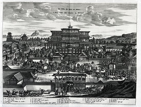 Procession from Macau, an illustration from ''Atlas Chinensis'' by Arnoldus Montanus von Dutch School