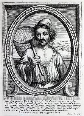 Masaniello; engraved by Petrus de Iode