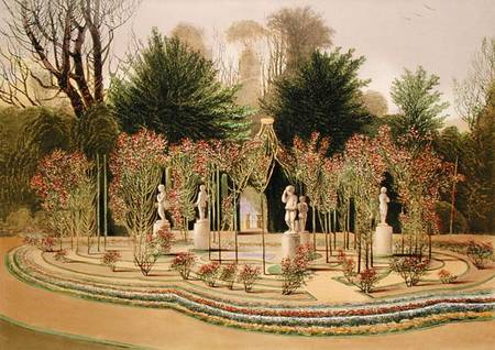 The Rose Garden at Nuneham Courtney, Near Oxford von E. Adveno Brooke