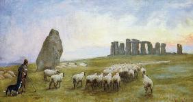 Returning Home, Stonehenge, Wiltshire 1891