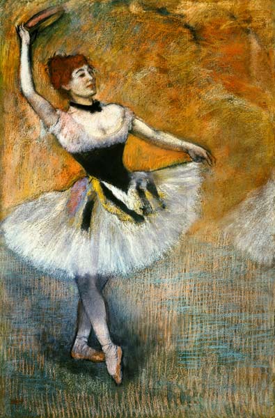 Tänzerin mit Tambourin von Edgar Degas
