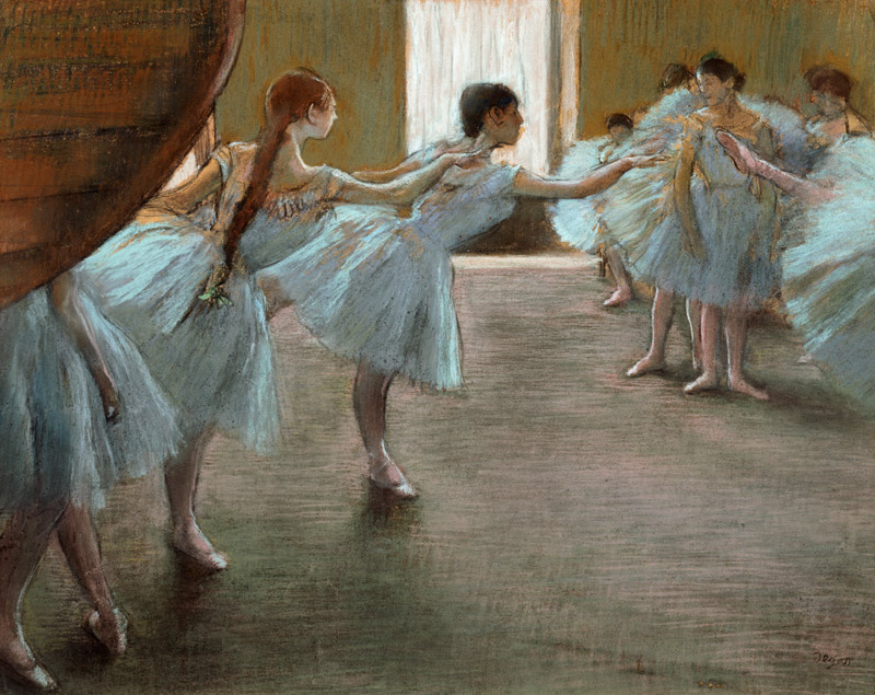 Dancers at Rehearsal, von Edgar Degas