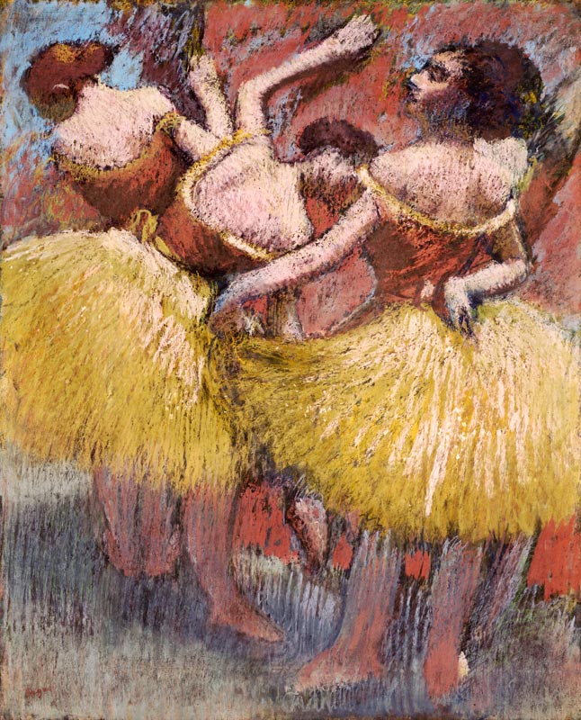 Drei Tänzerinnen von Edgar Degas