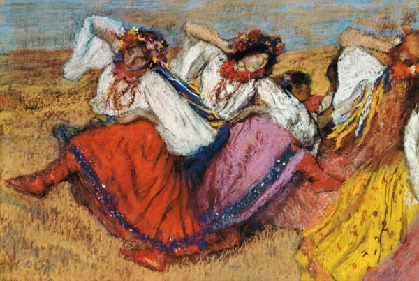 Russische Tänzerinnen von Edgar Degas