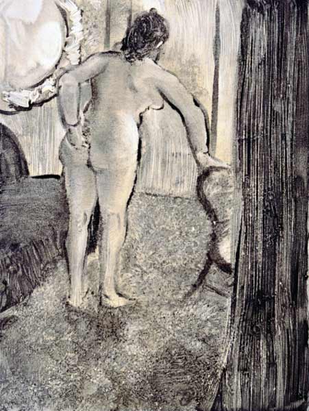 Illustration from 'La Maison Tellier' by Guy de Maupassant  von Edgar Degas