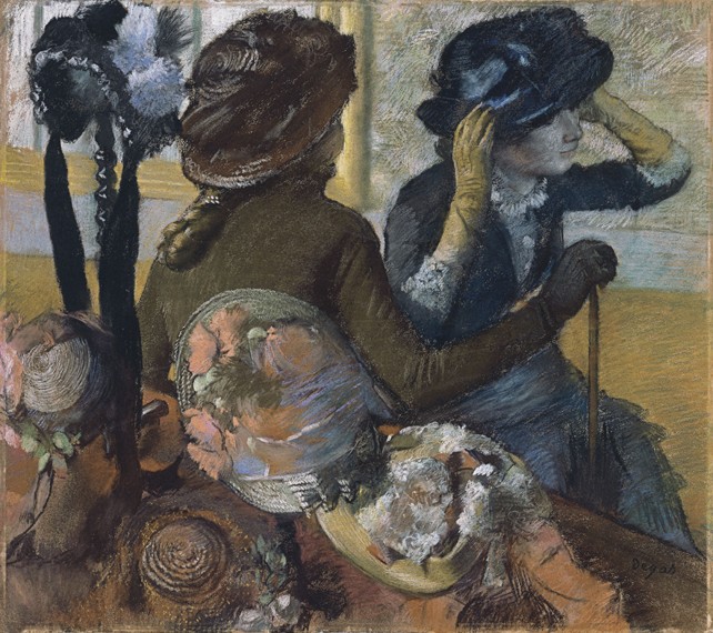 Bei einer Modistin von Edgar Degas