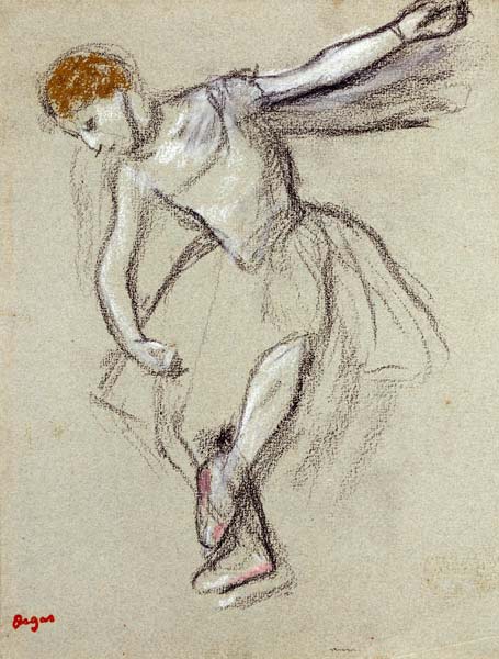 A Dancer Seen In Profile von Edgar Degas